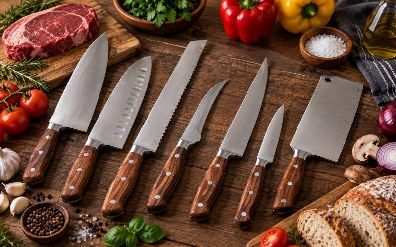 برای آشپزخانه به چند چاقو نیاز داریم؟ برای آشپزخانه به چند چاقو نیاز داریم؟